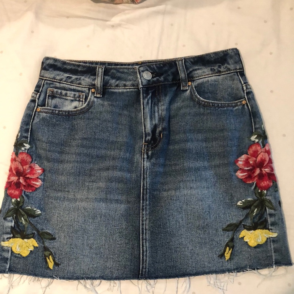 PAC SUN Denim mini skirt